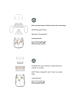 Mepal 2er Set Trinklernbecher Antitropf & 360° Mio 200 & 300 ml in Sunshine & Rainbow