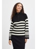 b. young BYMMORLA HALFZIP JUMPER - KNIT Loose fit in Black Mix