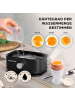 Gourmetmaxx GOURMETmaxx Design-Eierkocher für 6 Eier mit Messbecher & Eierstecher - kompakt