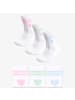Occulto 3er Pack Herz Tennis Socken Venus in Grün-Pink-Blau