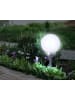 näve LED Solarleuchte "BALL" in weiß - (L)15 cm x (B)15 cm x (H)51.5 cm