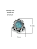 mantraroma 925er Silber - Ohrstecker (L) 9 x (B) 9 mm mit Labradorit