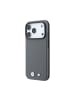 COFI 1453 BMW M Carbon Metal Logo kompatibel mit iPhone 18 Pro und 17 in Grau
