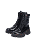 rieker Largo-Lederschnürstiefel Schwarz