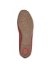 Tamaris WIDE FIT Ballerina in RED PATEN