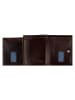 Bugatti Secure Slim Geldbörse RFID Schutz Leder 8 cm braun