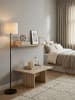 KADIMA DESIGN Wandregal: Industrie-Stil, Mango Massivholz/Eisen, 100x25x22 cm