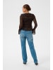 Kaffe Bluse langarm KAviccy Tight fit in Coffee Bean