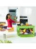 relaxdays 2x Transportbox in Schwarz - 60 l