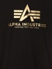 Alpha Industries T-Shirt in schwarz gold