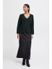 b. young BYONEMA VNECK JUMPER - KNIT Loose fit in Scarab Melange