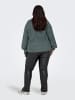 ONLY Carmakoma Strickjacke in Balsam Green