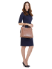 Cluty Handtasche echt Leder in alt-rosa