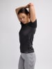 Hummel T-Shirt Raglanärmel Hmlci Multisport Damen in BLACK MELANGE