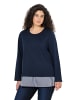 Ulla Popken Sweatshirt in marine