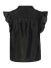Soaked in Luxury Kurzarm-Bluse SLKarolina Gerade Passform in Black