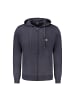 NORWAY 1963 Blau Grau Polyamid Herren Strickjacke
