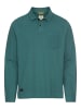 Camel Active Langarm Poloshirt aus reiner Baumwolle in Dunkelgrün