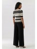 Oui Pullover in black offwhite