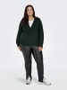 ONLY Carmakoma Strickjacke in Scarab