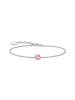 Thomas Sabo Armband Mit Pinkfarbenem Zirkonia-Anhänger in silber, pink