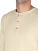 normani 3x Herren Langarmshirts Neuville in Beige/Marine/Schwarz