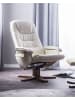 Beliani 2-tlg Fernsehsessel RELAXPRO in Beige/Braun