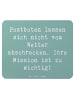 Mr. & Mrs. Panda Mouse Pad Spruch Postbote Held mit Spruch in Meeresbrise