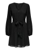 ONLY Plisseekleid 'STAR LIFE' Schwarz