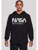 F4NT4STIC Hoodie NASA Aeronautics And Space in schwarz