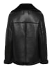 Pieces Kunstlederjacke in Black