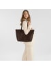 Marc O'Polo Allis Shopper Tasche L Leder 51 cm in dark chocolate