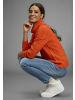 Kangaroos Rollkragenpullover in Orange meliert