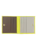 DuDu Geldbörse Leder 9,5 cm in citrus yellow