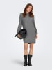 JDY Strickkleid in Medium Grey Melange