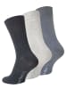 Cotton Prime® XXL Socken 3 Paar in Grautöne