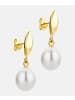 Diamant L'éternel Ohrhänger aus 375 Gelbgold mit Perle