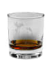 Mr. & Mrs. Panda Whiskey Glas Igel Federschmuck ohne Spruch in Transparent