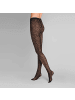 Hudson Feinstrumpfhose Animal gemustert in Black