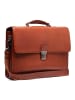 The Chesterfield Brand Salvatore Aktentaschen Messenger Leder 42 cm Laptopfach in cognac