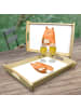 Mr. & Mrs. Panda Holz Serviertablett Bär Vermissen ohne Spruch in Weiß