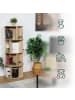 relaxdays Bücherregal in Natur - (H)137 x Ø 50 cm