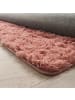 KADIMA DESIGN Hochflor Teppich Shaggy waschbar Unifarben Schlafzimmer in Fuchsia
