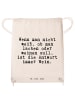 Mr. & Mrs. Panda Gym Bag Wenn man nicht weiß,... mit Spruch in Creme