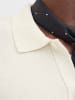Jack & Jones Gestricktes Polo in Sea Salt