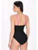 faina Women Swimsuit in pink black