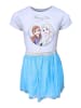 Disney Frozen Sommerkleid Disney Frozen Anna & Elsa mit Tüll & Glitzer in Grau-Blau