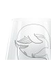 Mr. & Mrs. Panda Gravur Teelicht Walfisch Thunfisch ohne Spruch in Transparent