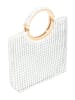 NAEMI Damen Handtasche in Silber