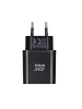 BlueStar Reiseladegerät Typ C + Kabel Typ C auf Typ C PD QC4.0 3A 25W in Schwarz